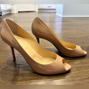 Christian louboutin nude yootish heel size 41